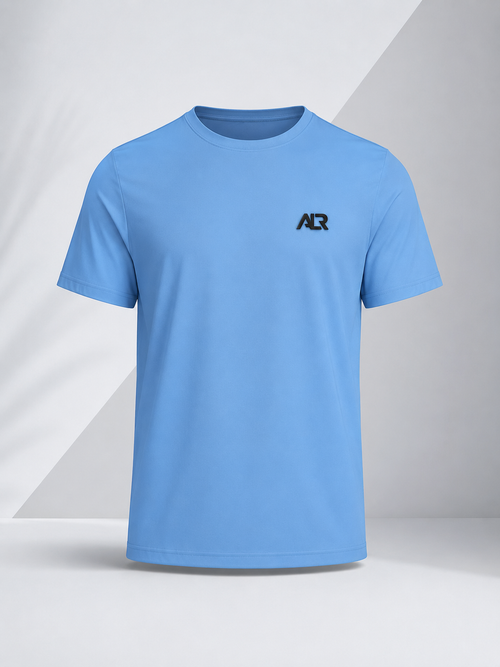 Logo ALR bordado en camiseta técnica